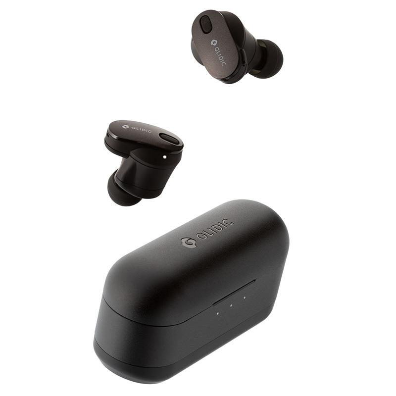 GLIDiC TW-9000 完全ワイヤレスイヤホン メタリックブラック ANC 外音取り込み機能 高音質再生 長時間バッテリー 防滴IPX4 Qi対応 ワイヤレス充電 GLIDiC TW 完全ワイヤレスイヤホン メタリックブラック 外音取り込み機能 高音質再生 長時間バッテリー ワイヤレス充電