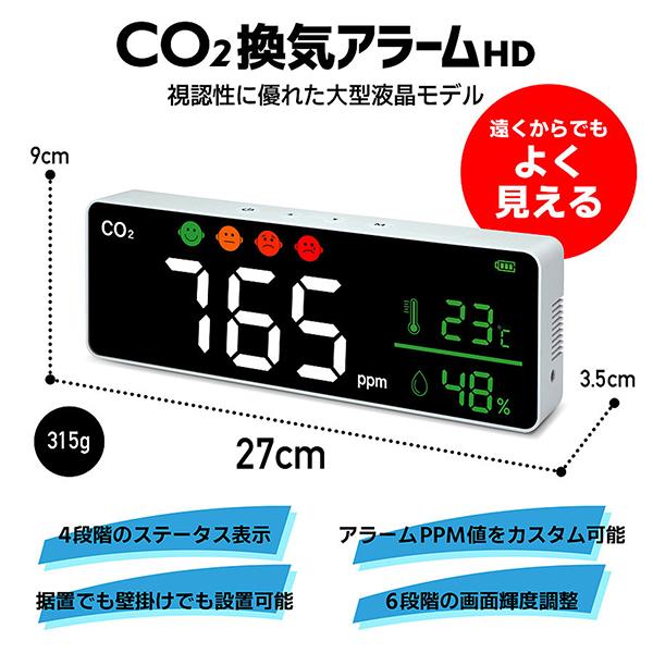 お取り寄せ】 ①CO×CO Cube CO2センサーライト 空気質モニター 未使用