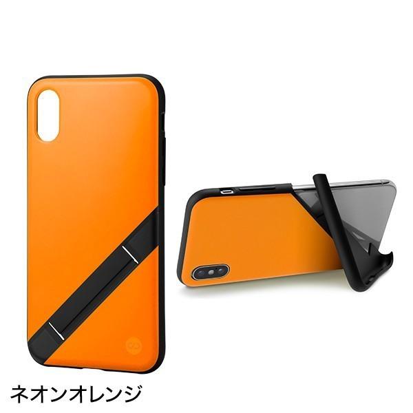 iphonexs ケース campino カンピーノ iphoneケース  OLE stand Basic for iPhone XS / X ネオンオレンジ ネコポス便配送｜softbank-selection｜10