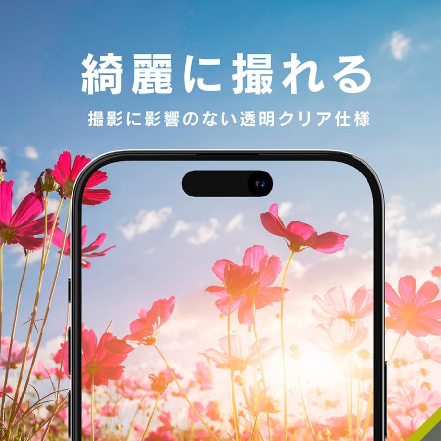 トリニティ iPhone 15 Pro / iPhone 15 Pro Max [PicPro] ゴリラガラス クリア カメラレンズ保護ガラス｜softbank-selection｜03