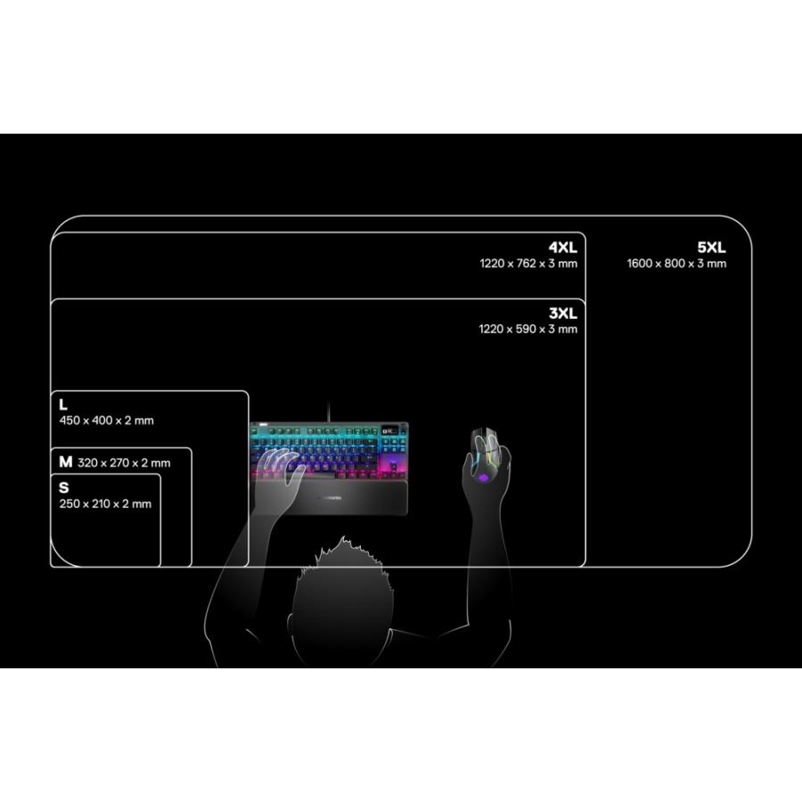 ゲーミングマウスパッド スティールシリーズ SteelSeries QcK Large 型番:63003｜softbank-selection｜04