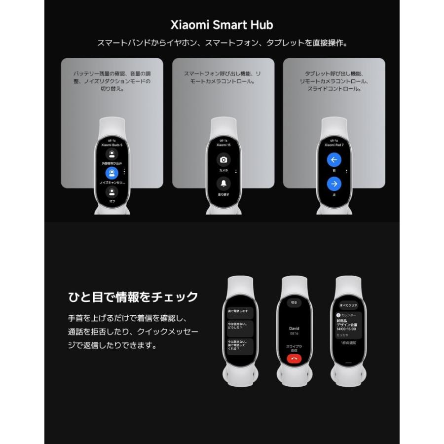 Xiaomi Smart Band 10 BHR07PYGL/BHR07PSGL/BHR9999GLの画像