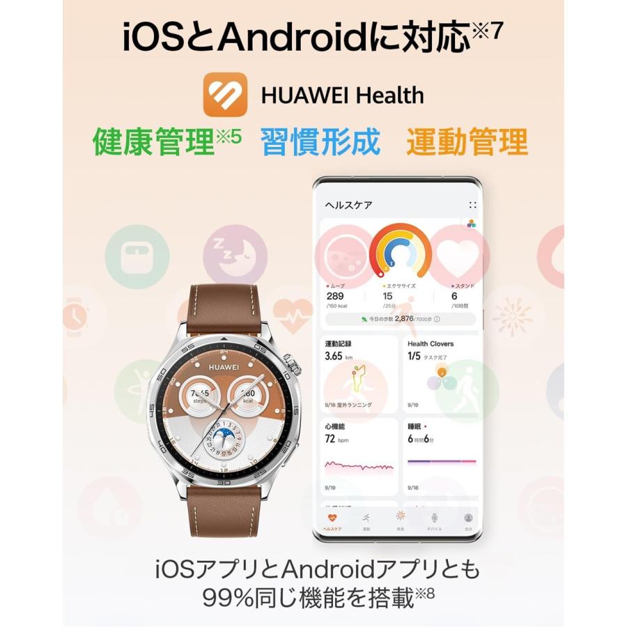 Huawei WATCH GT5 46mm/Black : トレテク!ソフトバンクセレクション