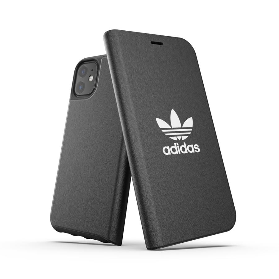 【アウトレット】adidas アディダス  iPhone 11 OR Booklet Case TREFOIL FW19 black/white｜softbank-selection｜07