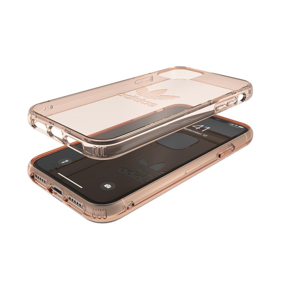 【アウトレット】adidas アディダス  iPhone 11 OR Protective Clear Case Big Logo FW19 rose gold col.｜softbank-selection｜08