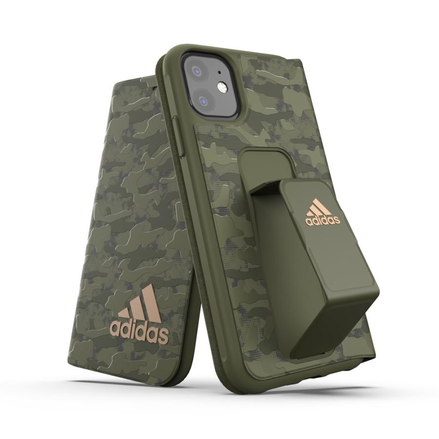 【アウトレット】adidas アディダス  iPhone 11 SP Folio grip case CAMO FW19 Tech olive｜softbank-selection｜03