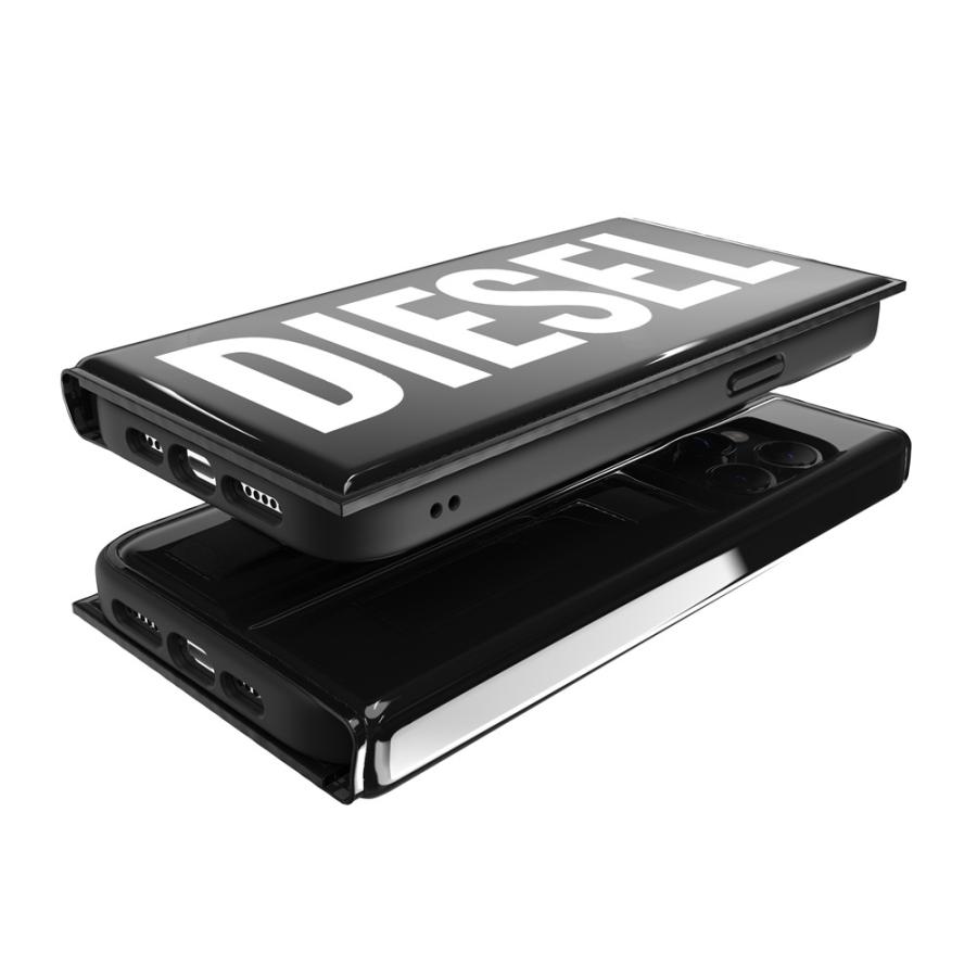 スマホケース 携帯ケース iphone14ProMax ケース DIESEL ディーゼル ブラック  手帳型 Wallet Case FW22 アイフォン アイホン 携帯カバー おしゃれ 可愛い｜softbank-selection｜07