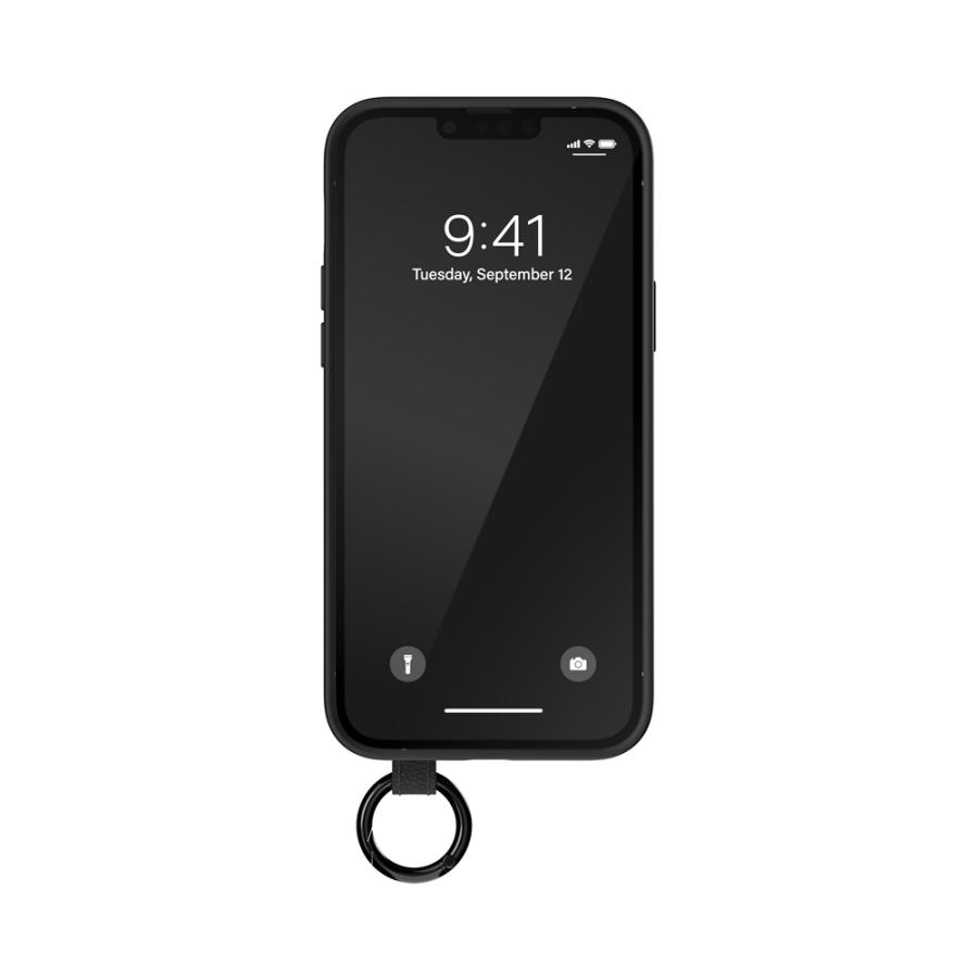 スマホケース 携帯ケース iphone14Plus ケース DIESEL ディーゼル ブラック 革 レザー  Leather Handstrap Case アイフォン アイホン 携帯カバー おしゃれ｜softbank-selection｜02