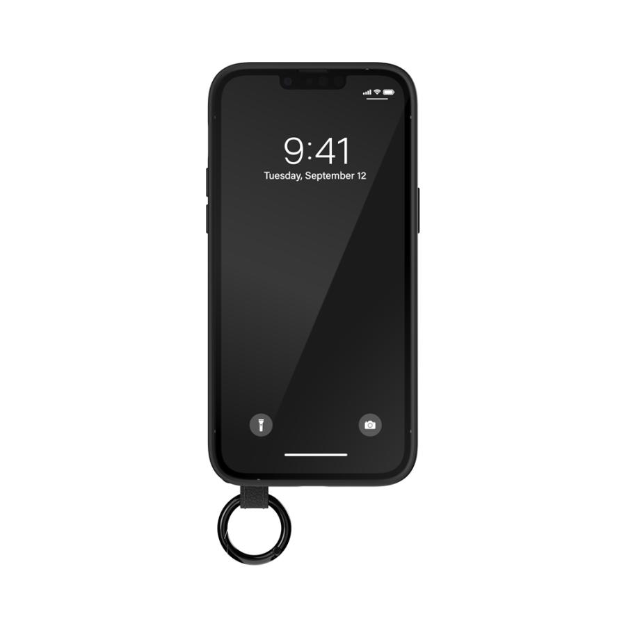 スマホケース 携帯ケース iphone14ProMax ケース DIESEL ディーゼル ブラック 革 レザー ストラップ Leather Handstrap Case FW22 アイフォン アイホン｜softbank-selection｜02