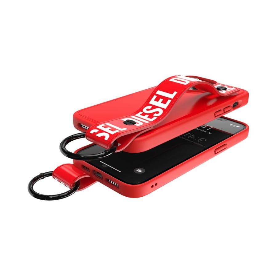 スマホケース 携帯ケース iphone14ProMax ケース DIESEL ディーゼル レッド  ストラップ Handstrap Case FW22 アイフォン アイホン 携帯カバー おしゃれ 可愛い｜softbank-selection｜07