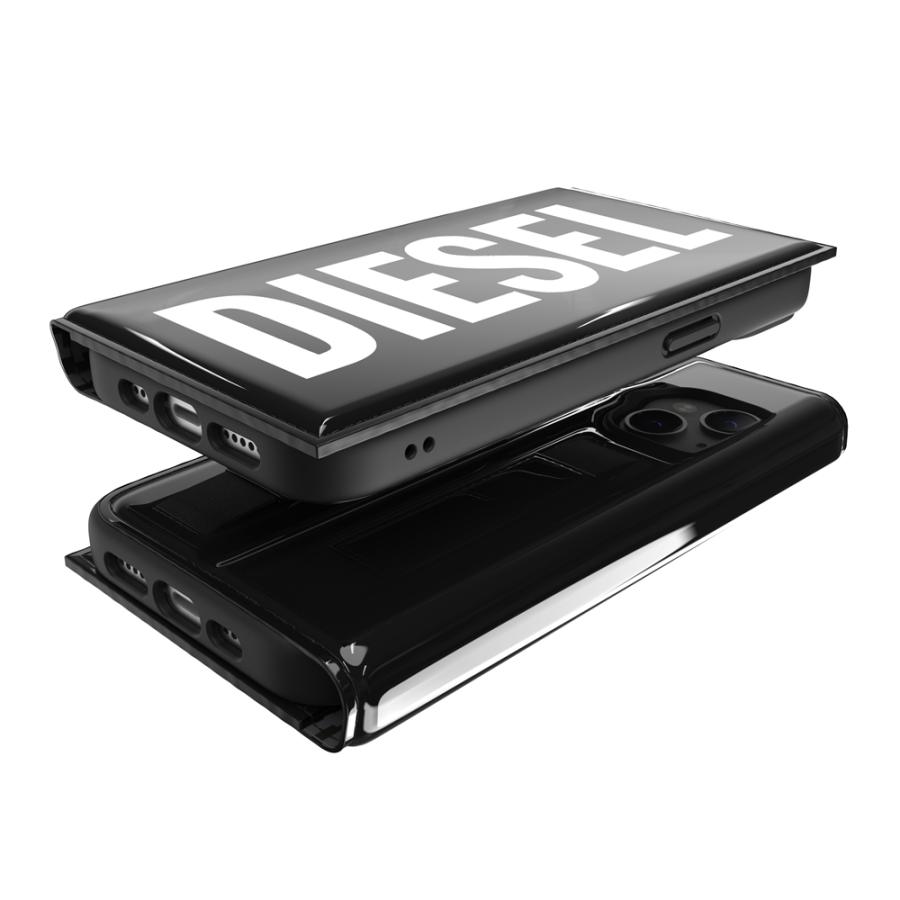 スマホケース 携帯ケース iphone14/13 ケース DIESEL ディーゼル ブラック Wallet Case FW22  アイフォン アイホン 携帯カバー おしゃれ 可愛い かわいい｜softbank-selection｜06