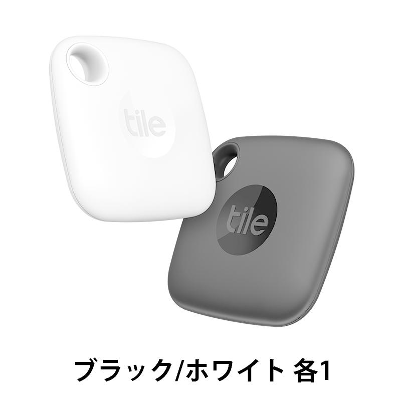 【2個パック】Tile Mate(2022)ブラック&ホワイト 電池交換不可(最大約3年) タイル スマートトラッカー 防水IP67 Alexa Googleアシスタント Siri対応｜softbank-selection｜02