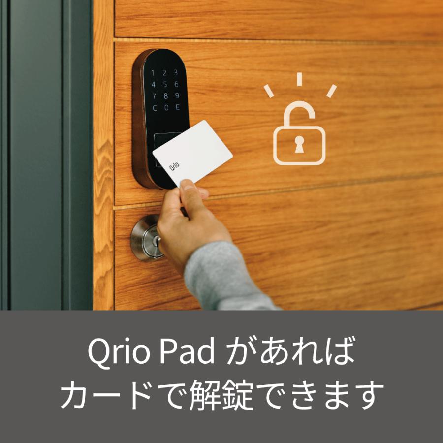 Qrio 【アウトレット】Qrio Lock・Qrio Padセット(ブラック)(開封済 