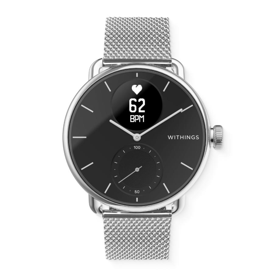 Withings Withings ScanWatch 38mmモデル ブラック&専用バンド（18mm 