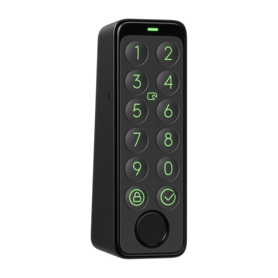 【正規販売代理店】【おとく3点セット】スイッチボット ロック Pro スマートキー W3500005/キーパッドタッチ 指紋認証パッド W2500020-GH/カード 3枚 W2500030の画像