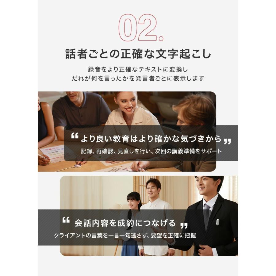 PLAUD NOTE シルバー ＋PIN シルバー 2点セット ChatGPT連携 64GB AIボイスレコーダー 小型 ウェアラブル 録音 文字起こし 要約 GPT-5 正規代理店 |  | 13