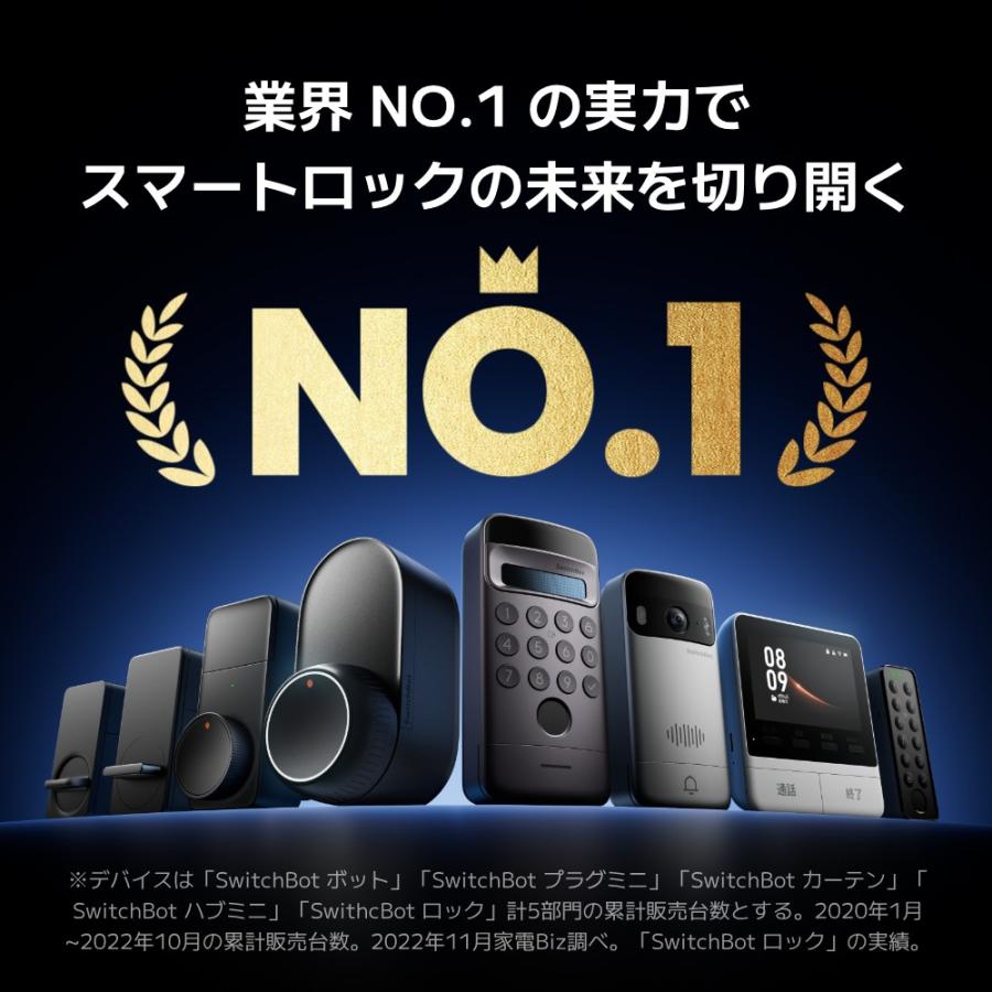 SwitchBot スマートロック  顔認証パッドPro (1個) ドアロックUltra (2個) セット 取付簡単 工事不要 ドアロック スマートホーム | SwitchBot | 02