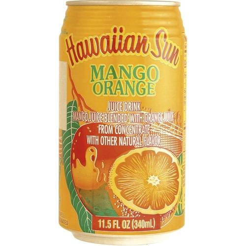 ハワイアンサン マンゴーオレンジ 340ml 缶 48本 (24本入×2 まとめ買い