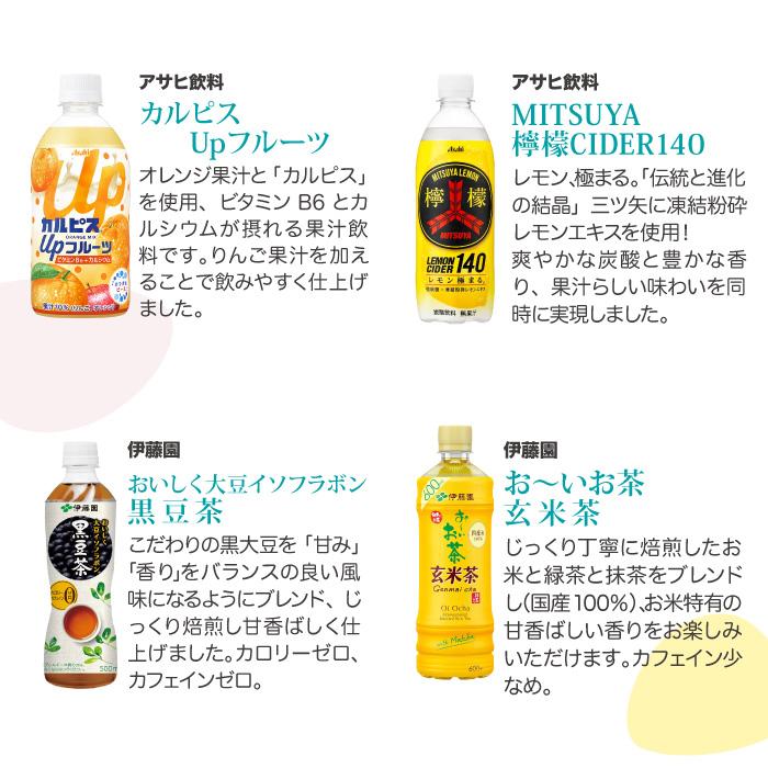 新生活お試しドリンクセット 2024年春 11種類 22本セット お茶 野菜ジュース 炭酸飲料｜softdrink｜04