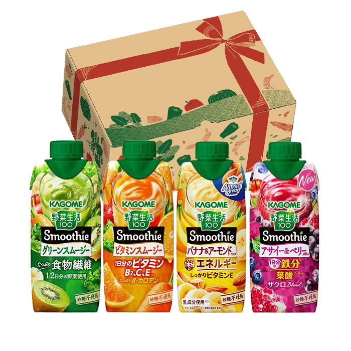 野菜生活100 Smoothie カゴメ スムージー バラエティセット 330ml 紙