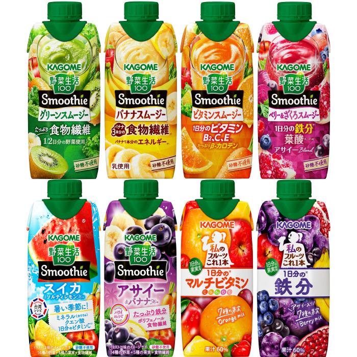 KAGOME カゴメ　スムージー　ご当地果実スムージーギフトセット　3箱　48缶 野菜生活100 敬老の日 ギフト カゴメ Smoothieギフト ご当地果実