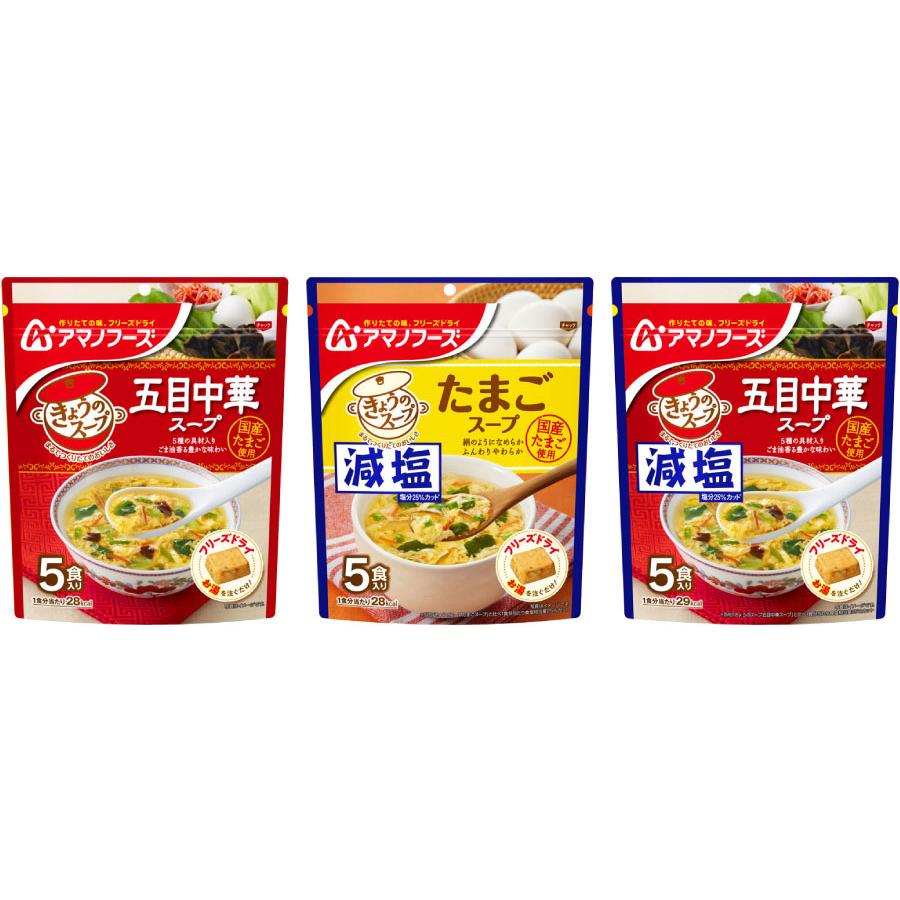 アマノフーズ フリーズドライ 味噌汁 うちのおみそ汁 きょうのスープ