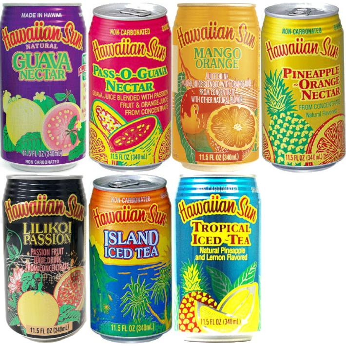 ハワイアンサン 340ml 缶 選べる 48本(24本×2) よりどり グアバ