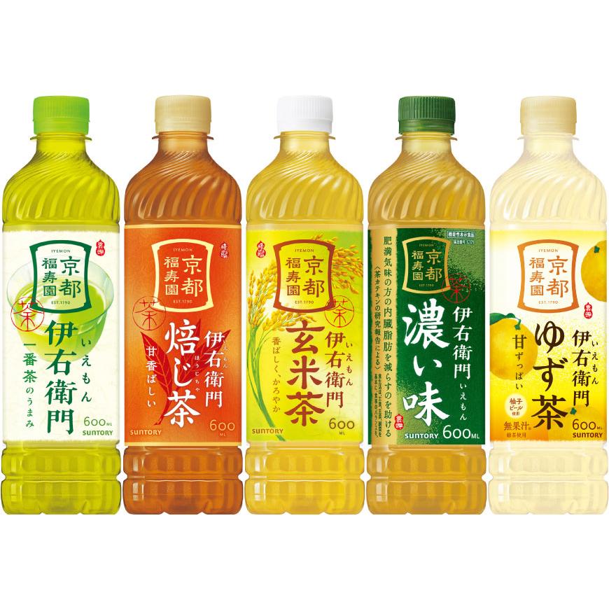 伊右衛門（サントリー） 伊右衛門 525ml 600ml ペットボトル 選べる 48