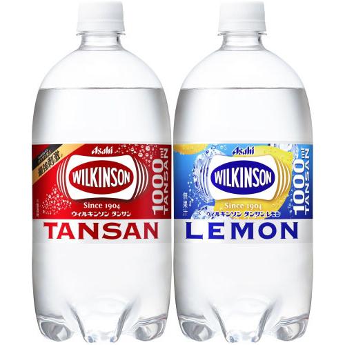 ウィルキンソン タンサン レモン 1L ペットボトル 選べる 24本 (12本×2) アサヒ 強炭酸 炭酸水 1000ml 選り取り｜softdrink｜02