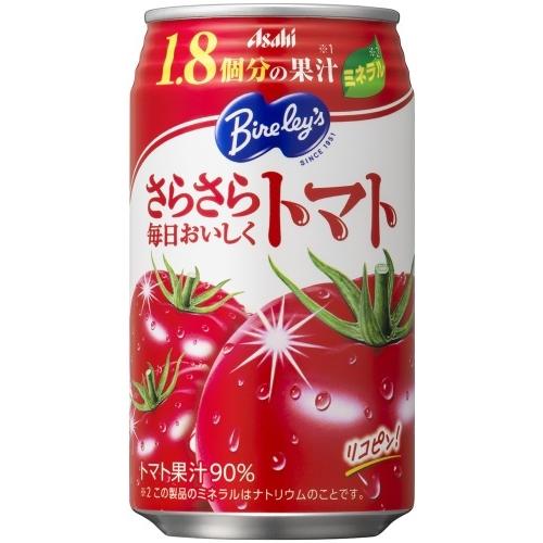 アサヒ バヤリース さらさら毎日おいしくトマト 350g 缶 48本 (24本入×2 まとめ買い)｜softdrink｜02