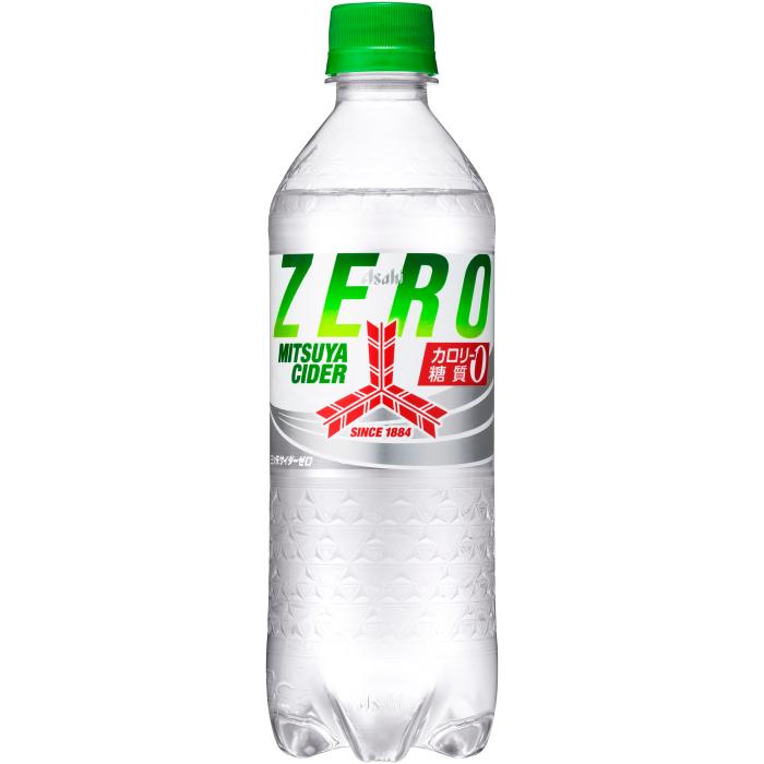 三ツ矢サイダー アサヒ（asahi） 三ツ矢サイダー ZERO 500ml ペットボトル 24本入 炭酸