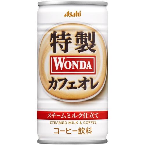 アサヒ ワンダ WONDA 特製カフェオレ 185g 缶 60本 (30本入×2 まとめ買い)｜softdrink｜02