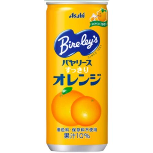 アサヒ バヤリース すっきりオレンジ 245g 缶 60本 (30本入×2 まとめ買い) 果汁飲料 オレンジジュース｜softdrink｜02