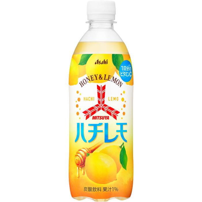 三ツ矢 アサヒ ハチレモ 500ml ペットボトル 24本入 炭酸飲料 期間限定