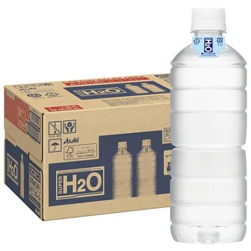 アサヒ スーパーH2O ラベルレス 600ml ペットボトル 24本入 熱中症対策 スポーツドリンク 水分補給｜softdrink｜02