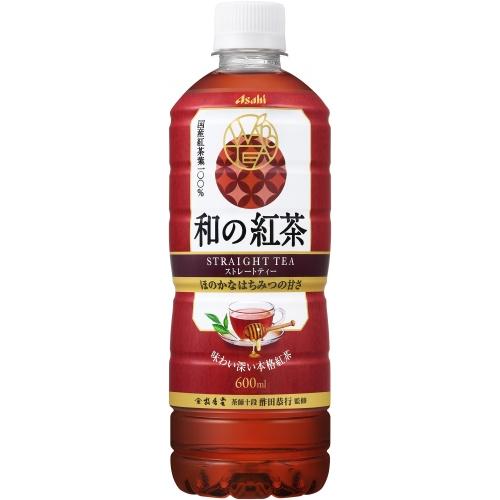アサヒ 和の紅茶 ストレートティー 国産はちみつ仕立て 600ml ペット 
