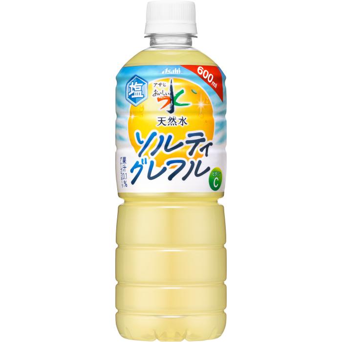 アサヒ（asahi） おいしい水 天然水 ソルティグレフル 600ml ペット