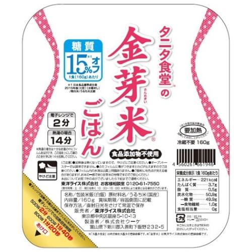 東洋ライス タニタ食堂の金芽米ごはん 160g 48個 (24個入×2 まとめ買い) レトルトご飯 ごはん 米 レトルト食品｜softdrink｜02