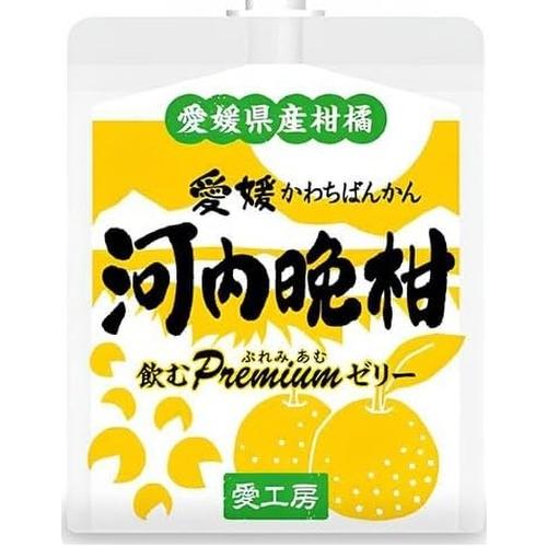 愛工房 飲むぷれみあむゼリー 河内晩柑 180g パウチ 30個入 ゼリー飲料