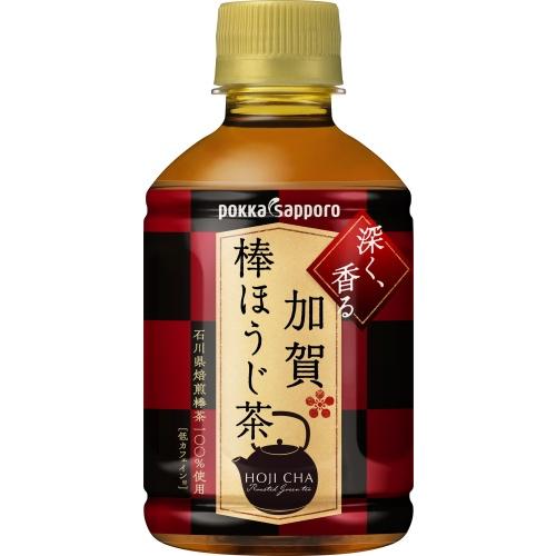 サッポロ ポッカサッポロ 加賀棒ほうじ茶 275ml ペットボトル 24