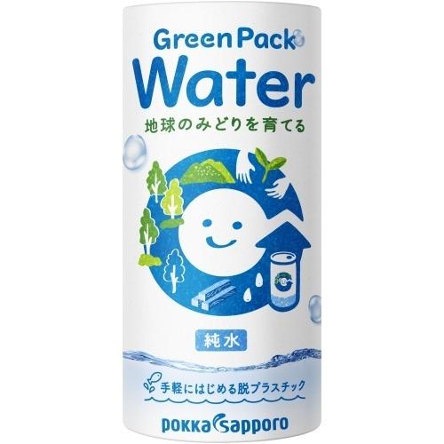 ポッカサッポロ Green Pack Water 195g カート缶 90本 (30本入×3 まとめ買い) ウォーター グリーンパックウォーター｜softdrink｜02