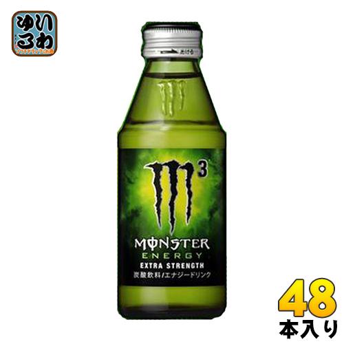 アサヒ モンスターエナジー M3 150ml 瓶 48本 (24本入×2 まとめ買い) エナジードリンク 炭酸飲料｜softdrink