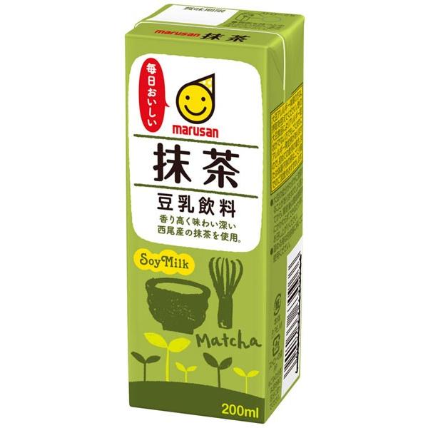 マルサンアイ 豆乳飲料 抹茶 200ml 紙パック 72本 (24本入×3 まとめ買い) イソフラボン｜softdrink｜02