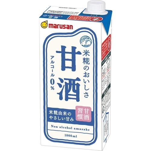 マルサンアイ 甘酒 1000ml 紙パック 6本入 ノンアルコール : いわゆる