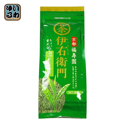 抹茶 宇治の露製茶 京都福寿園 伊右衛門 抹茶入りかぶせ緑茶 100g 12袋入