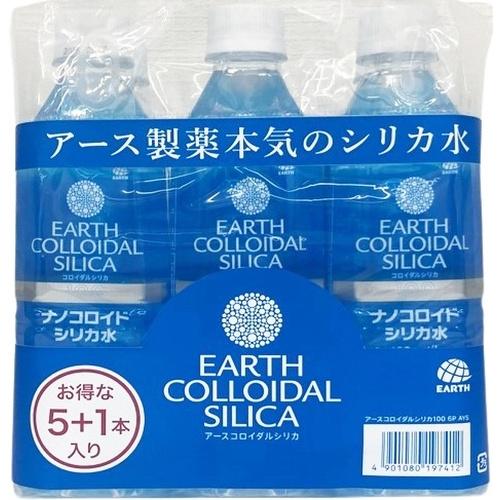 アース製薬 アース コロイダルシリカ100 500ml ペットボトル 24本 (5本