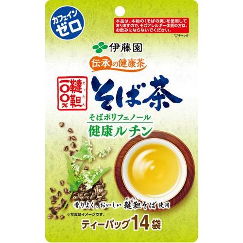 伊藤園（ITO EN） 伝承の健康茶 韃靼100％そば茶 ティーバッグ 6.0g×14