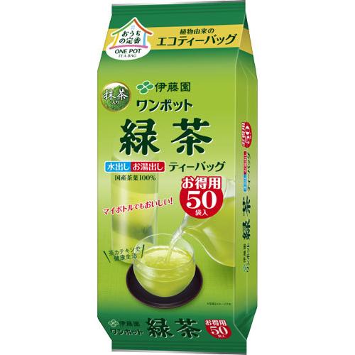 伊藤園 ワンポット緑茶 ティーバッグ 50バッグ×10袋入｜softdrink｜02