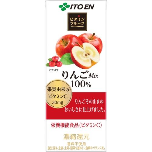 ビタミンフルーツ 伊藤園 りんごMix 200ml 紙パック 72本 (24本入×3
