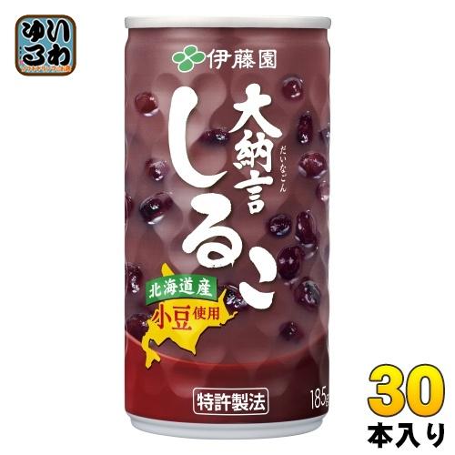 お汁粉大納言 伊藤園（ITO EN） 大納言しるこ 185g 缶 30本入 おしるこ お汁粉